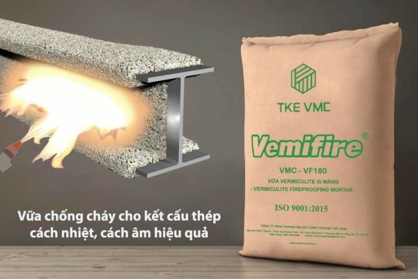 Vữa chống cháy TKE VMC - Xử Lý Nhiệt Heatco Việt Nam - Công Ty TNHH Heatco Việt Nam